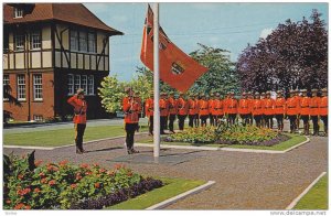 A Troop Of The World Famous Royal Canadian Mounted Police Attending The Tradi...