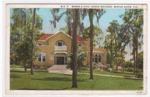 WHS Women's League Winter Haven FL postcard