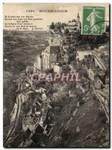 Old Postcard Rocamadour