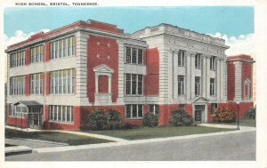 HIGH SCHOOL BRISTOL TENNESSEE POSTCARD (1920s)