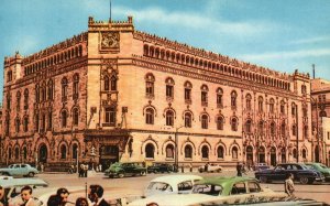 Vintage Postcard View of The Central Post Office Mexico D. F.