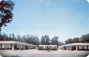 San Bernardino California Motel Street View Vintage Postcard K91599