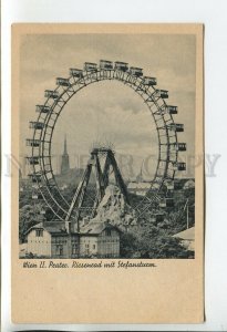 460485 Austria Vienna ferris wheel Vintage postcard