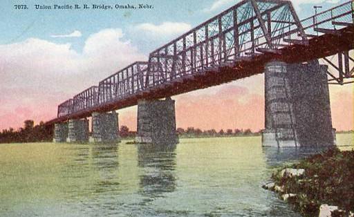 NE - Omaha. Union Pacific Railroad Bridge