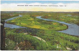 Moccasin Bend from Lookout Mountain Chattanooga Tennessee