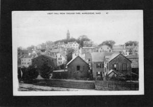 MA Abott Hall Crocker Park MARBLEHEAD MASS Postcard PC