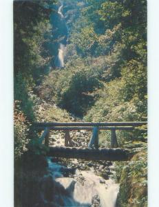 Pre-1980 WATERFALL SCENE Hood River & The Dalles - Near Portland Oregon OR E4486