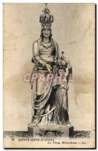 Postcard Old Ste Anne D & # 39Auray The Miraculous Virgin