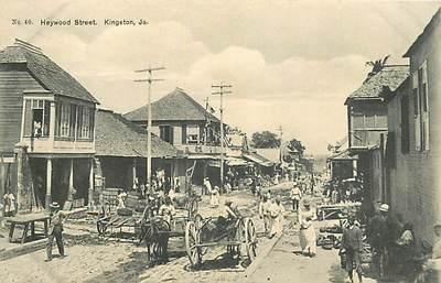 JAMAICA-KINGSTON-HEYWOOD STREET-EARLY-K80939