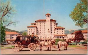 Colorado Springs Broadmoor Hotel with Concord Stagecoach Rembrandt  (11-5026)