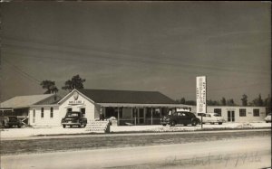 Largo or Clearwater? Shell Land Roadside Cars - Florida Real Photo Postcard