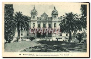 Old Postcard Monte Carlo Casino
