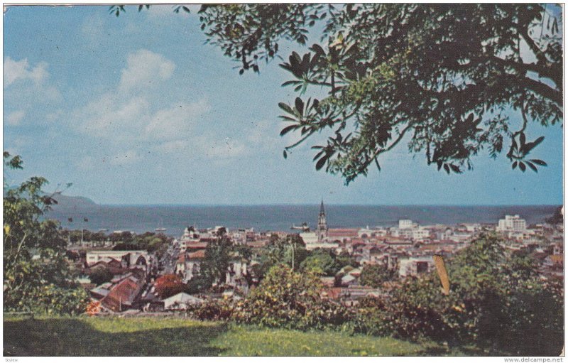 Panoramic View,Fort de France,Martinique,W.I.France,40-60s