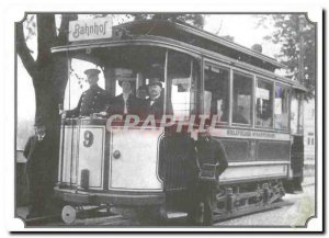 Postcard Modern Strassenbahnwagen of Baujahres 1900