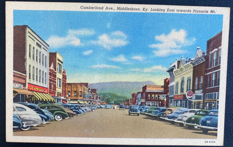 Mint USA Color Picture Postcard Cumberland Ave Middlesboro Kentucky 