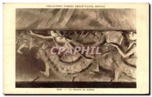 Old Postcard Degas Bai Robert Treat Paine Boston ser Du Rideau
