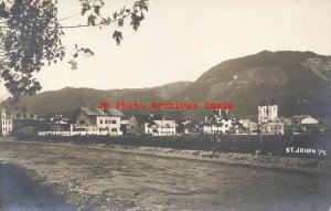 Austria, Saint Johannin Tirol, RPPC, City Scene