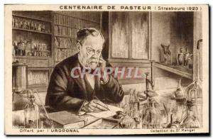 Old Postcard Centennial Urodonal Pasteur Strasbourg 1923