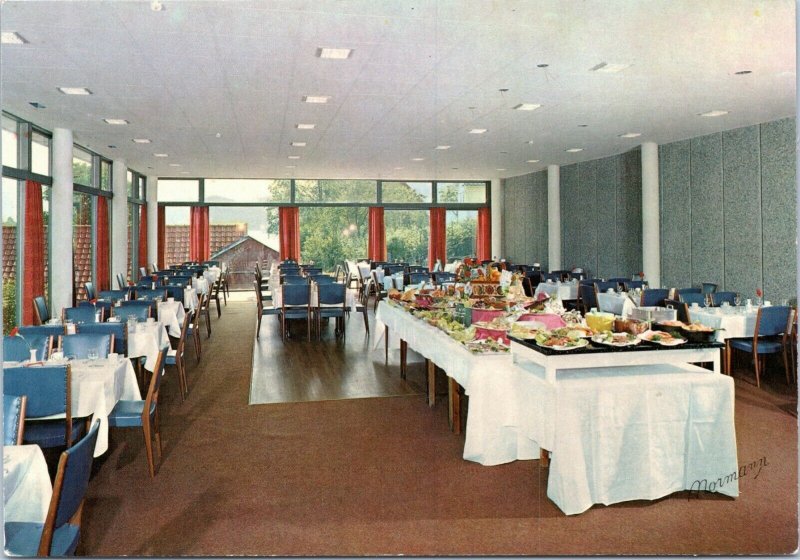 postcard Norway - Sandven Hotel - dining room