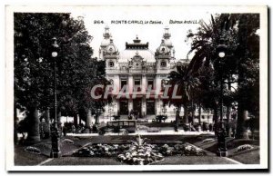 Old Postcard Monte Carlo Casino