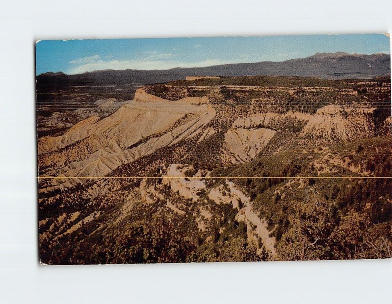 Postcard View northward from Park Point, Mesa Verde National Park, Colorado