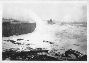 BR48513 La Jetee un jour de tempete Quiberon       France