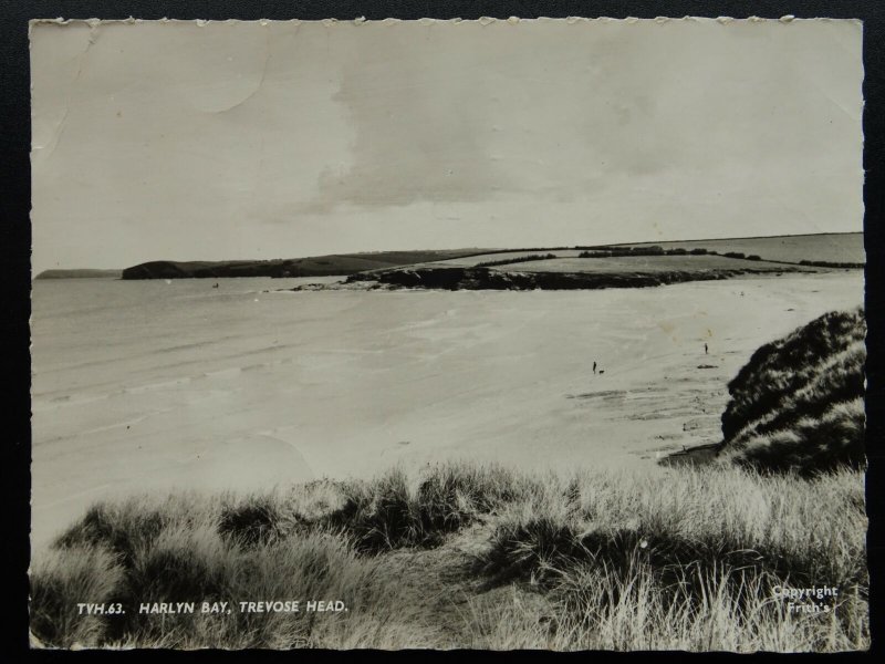 Cornwall HARLYN BAY Trevose Head c1961 RP Postcard by Frith