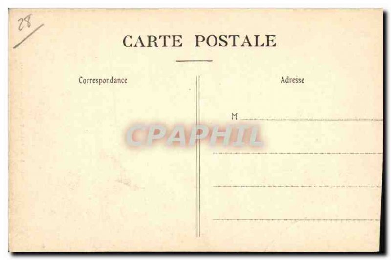 Postcard Old Cathedral of Chartres Arcs buttresses