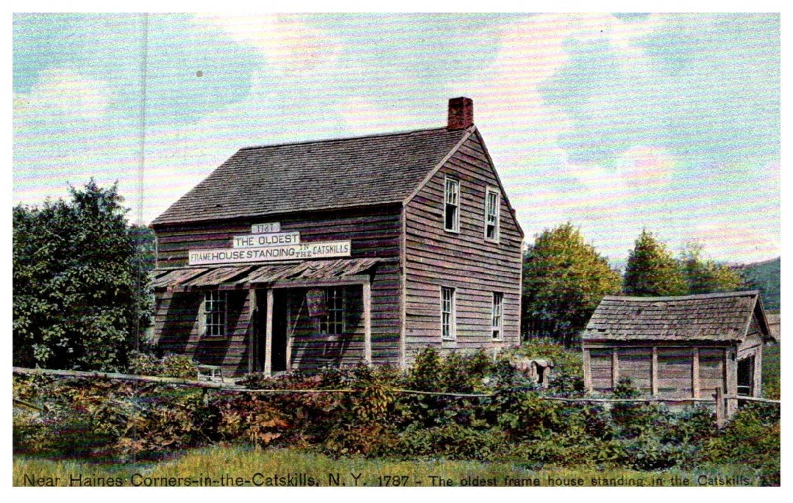 New York Haines Corners , Oldest farm house standing United States