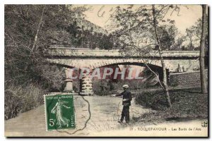 Old Postcard Roquefavour The Arc Edges