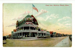 MA - Winthrop Beach. Crest Hall Hotel