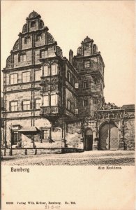Germany Bamberg Alte Residenz Vintage Postcard 03.59