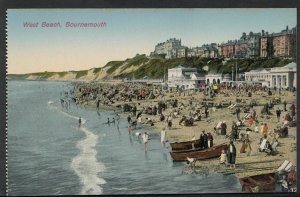 Dorset Postcard - Bournemouth, West Beach A6162