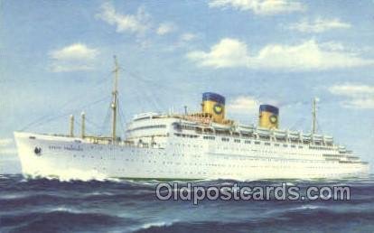 SS Queen Frederica National Hellenic Line, Steamer, Steam Boat, Ship Unused 