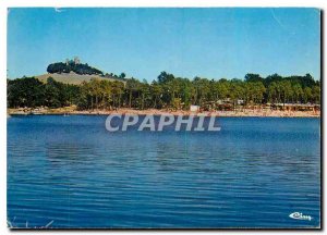 Modern Postcard is Lonchat Villefranche (Dord) With Lake Place