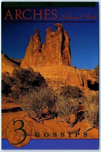 Postcard - Three Gossips, Arches National Park - Utah