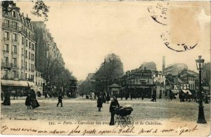 CPA PARIS 14e - Carrefour des Avenues d'Orléans et de Chatillon (80879)