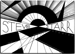 CONTINENTAL SIZE POSTCARD ADVERTISING RACK CARD - STEVE STAR STUDIOS