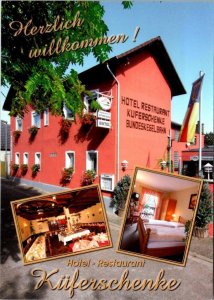 Nierstein, Germany  HOTEL~RESTAURANT KUFERSCHENKE Room~Dining Views 4X6 Postcard