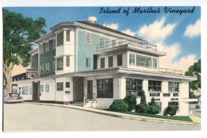 Postcard Mansion House Hotel Island Martha's Vineyard