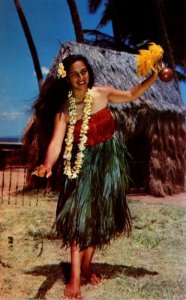 Hawaii Beautiful Hula Dancer 1968