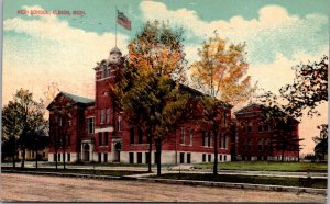 Postcard High School in Albion, Michigan