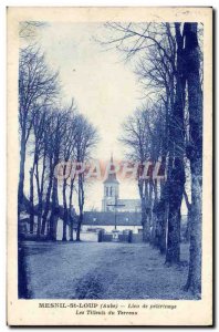 Postcard Old Mesnil St Loup D Location ePILGRIMAGE Les Tilleuls Du Terreau