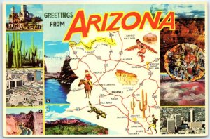 Postcard - Greetings From Arizona