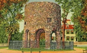 Postcard Early View of Ancient Viking Tower, Old Stone Mill, Newport, RI.   W5