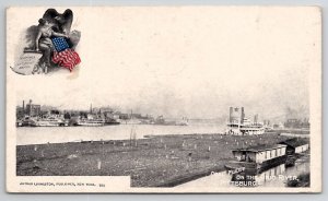 Arthur Livingston Coal Fleet On The Ohio River Pittsburgh PA 1904 Postcard W26