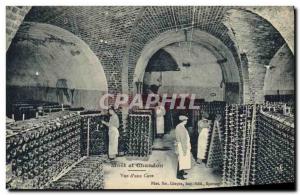 Old Postcard Folklore Wine Harvest Champagne Moet & Chandon View d & # 39A ce...