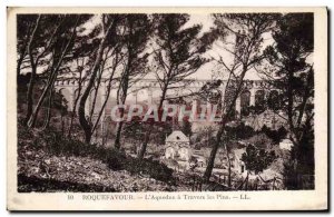 Old Postcard Roquefavour L & # 39Aqueduc a Travers les Pins