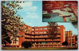 Vtg Richmond Virginia VA Sheraton Motor Inn Downtown Hotel View Postcard