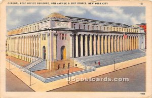 General Post Office - New York City Postcards, New York NY Postcard